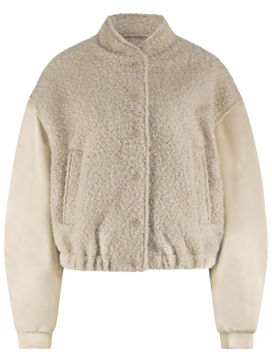 Nukus Baltimore Jacket Satin zand - Afbeelding 6