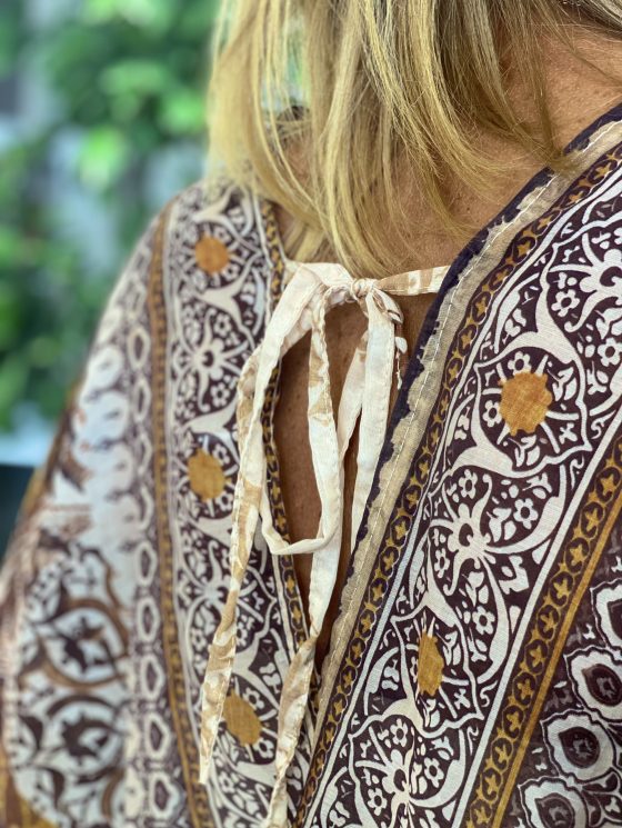 Tan Fashion Blouse creme bruin - Afbeelding 4