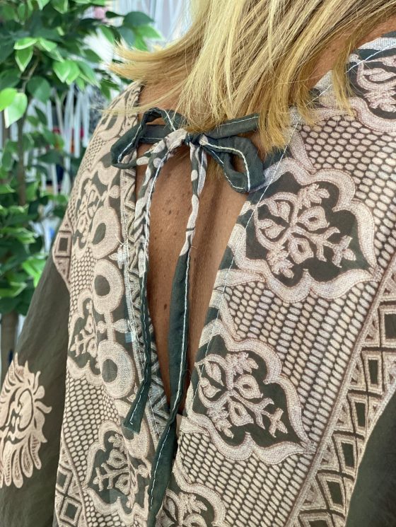 Tan Fashion Blouse army groen - Afbeelding 4