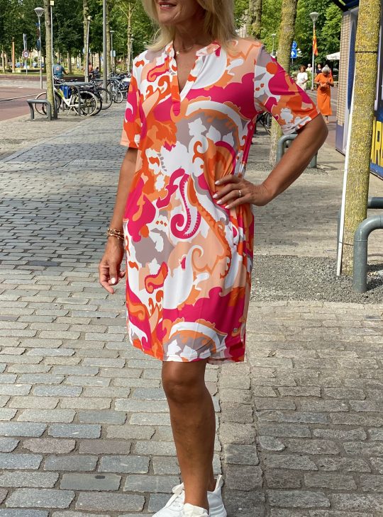Angelle Milan by Angi Travelstof Tuniek Korte Mouw 1467/25764
