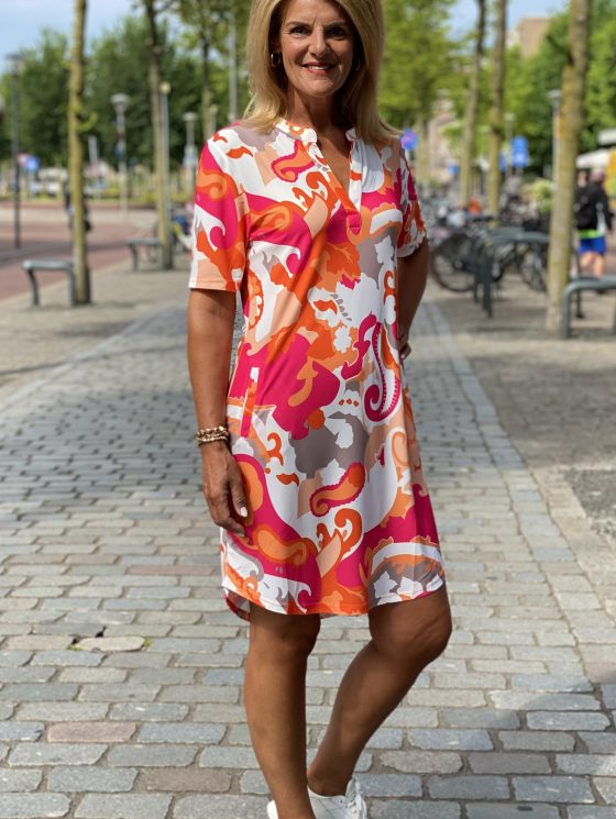 Angelle Milan by Angi Travelstof Tuniek Korte Mouw 1467/25764 - Afbeelding 2