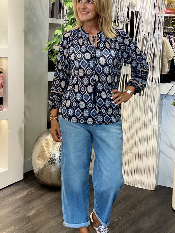 Freequent Nomes Blouse salute w. moonbeam - Afbeelding 2