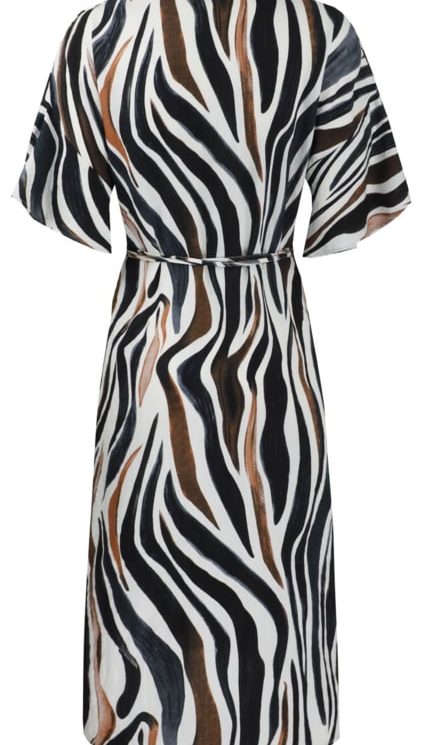 C&S Puerto Rico Jurk offwhite / tiger eye - Afbeelding 5