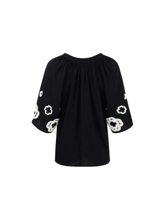 C&S Braga blouse top  zwart - Afbeelding 6