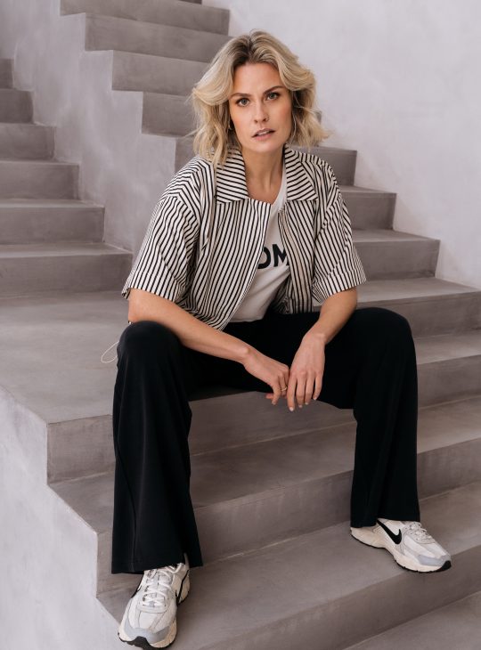 Maicazz Perrin Top antraciet offwhite