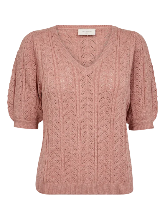 Freequent Clarry Pullover light mahogany melange - Afbeelding 5