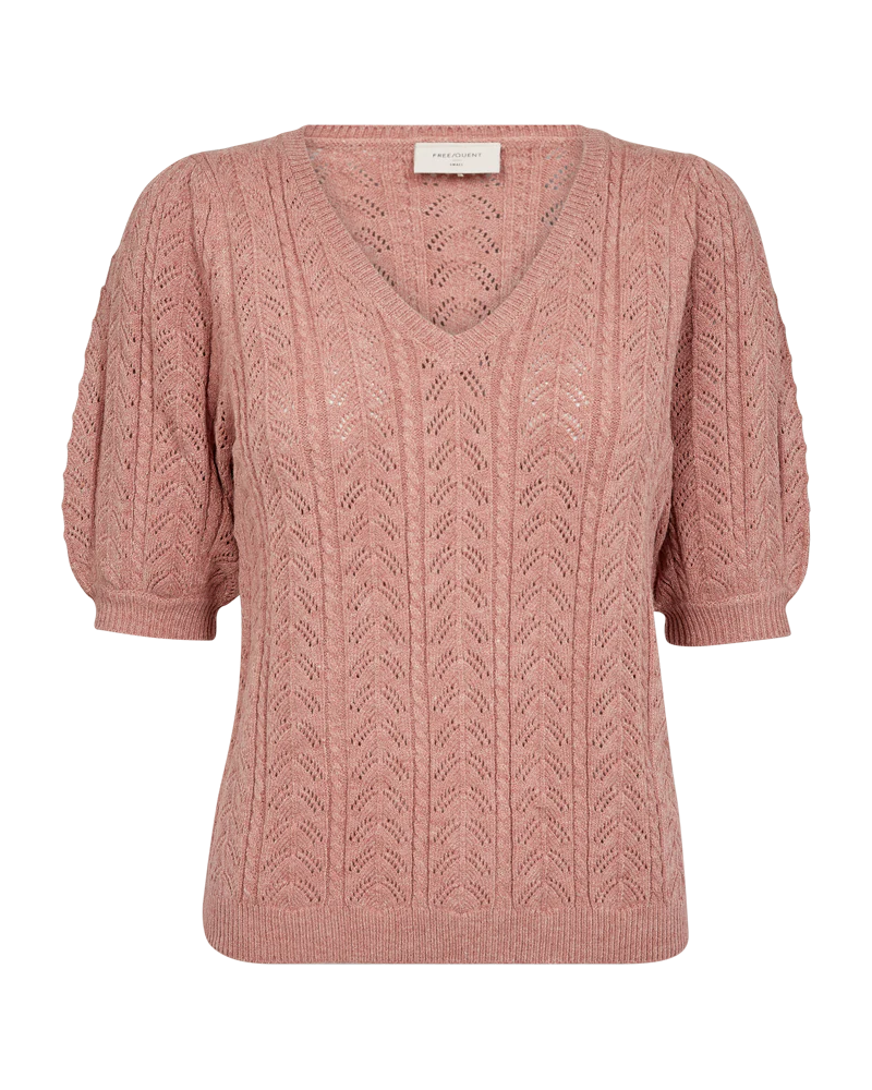 Freequent Clarry Pullover light mahogany melange - Afbeelding 5