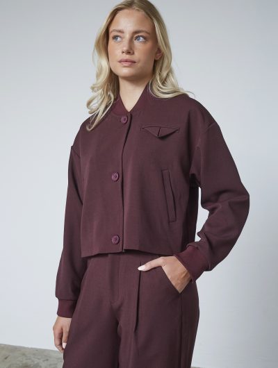 Sisterspoint Great Jacket deep bordeaux