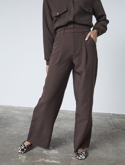 Sisterspoint Great Wijde Broek dark chocolate