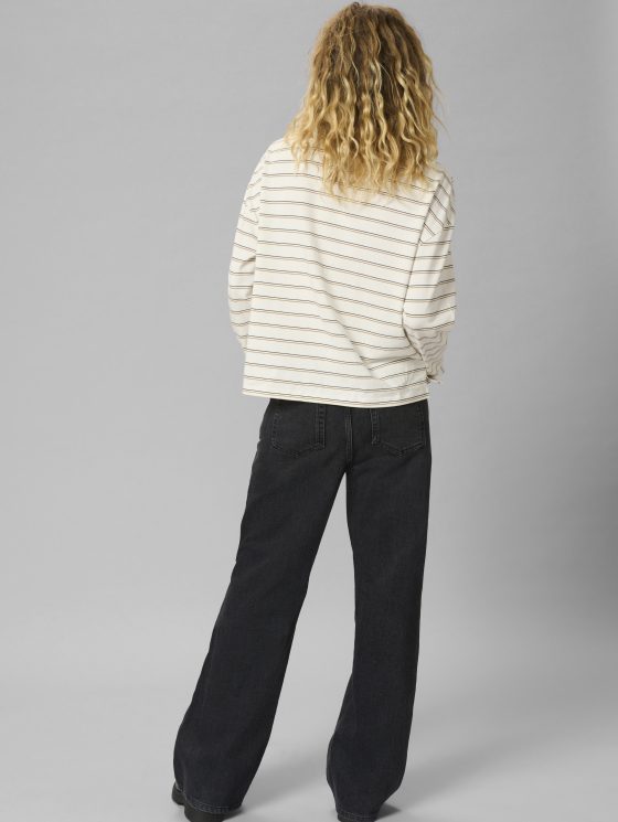 My Essential Wardrobe Louis 139 High Wide Broek L34 black retro wash - Afbeelding 5