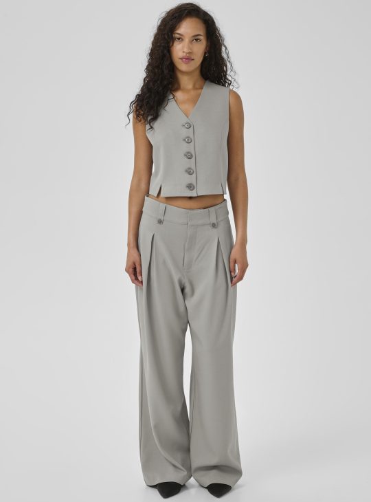 My Essential Wardrobe DisaMW High Wide Pantalon moon mist