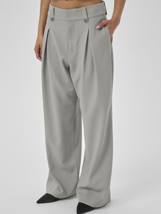 My Essential Wardrobe DisaMW High Wide Pantalon moon mist - Afbeelding 4