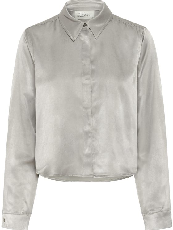 My Essential Wardrobe EstelleMW Short Shirt Blouse moon mist - Afbeelding 8
