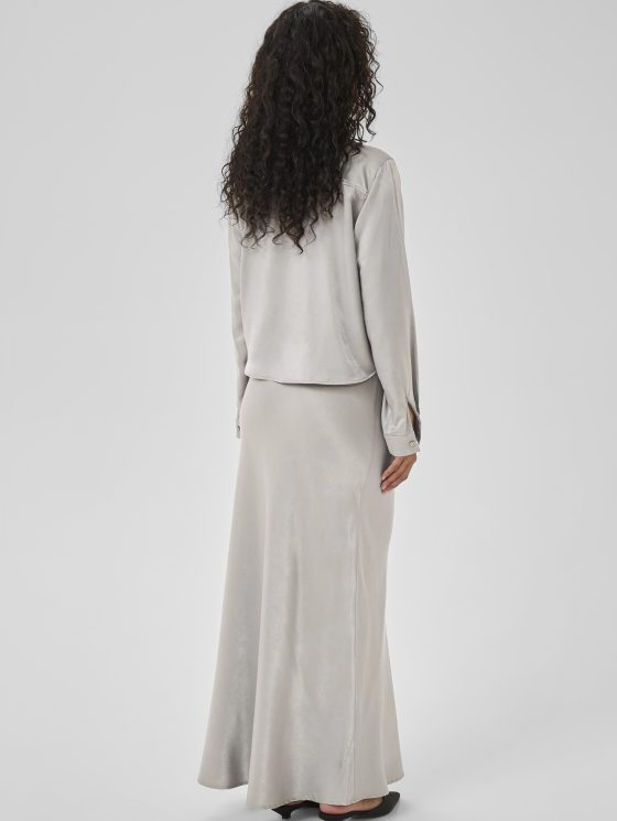 My Essential Wardrobe EstelleMW Short Shirt Blouse moon mist - Afbeelding 6