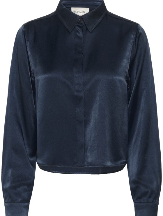 My Essential Wardrobe EstelleMW Short Shirt Blouse after midnight - Afbeelding 8