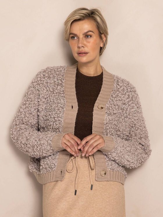 Zhrill Gloria Fray Vest taupe