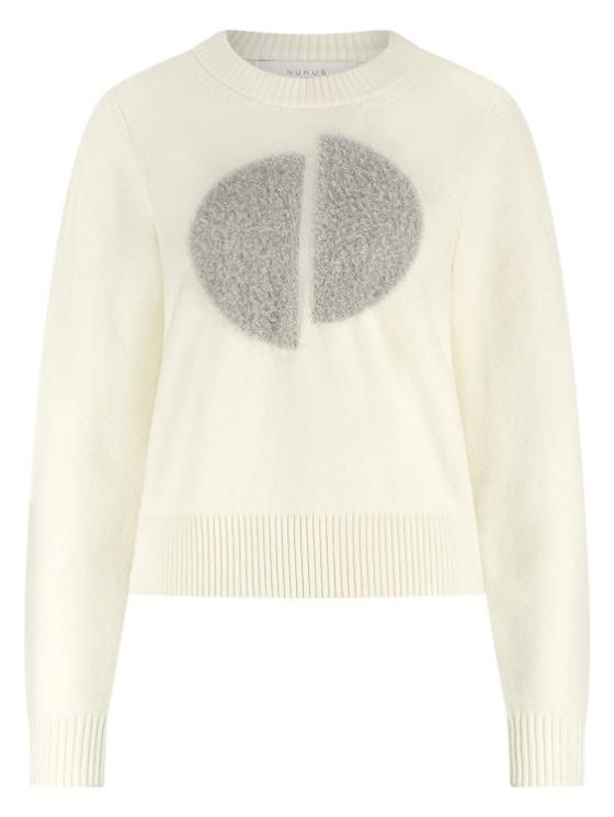 Nukus Intarsia Pullover offwhite - Afbeelding 5