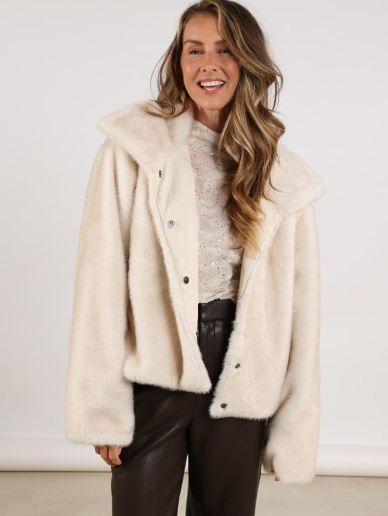 Nukus Pleun Jacket off white - Afbeelding 3