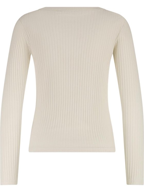 Nukus Lilia Top LS Rib offwhite - Afbeelding 6
