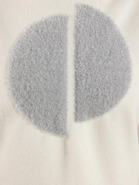 Nukus Intarsia Pullover offwhite - Afbeelding 4