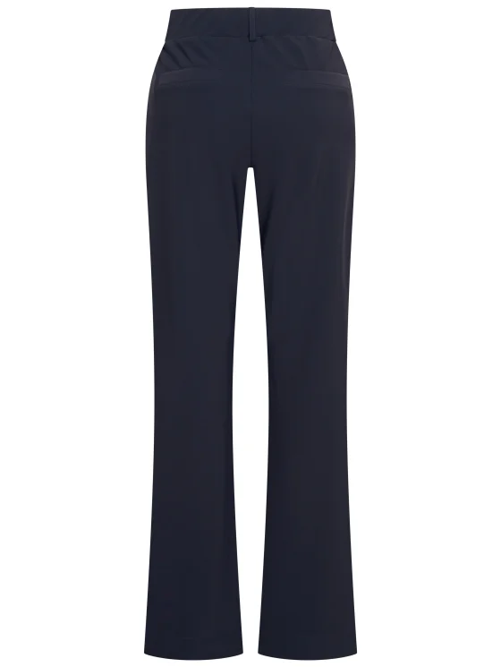 Mi Piace Bonded Travelstof Wijde Broek donkerblauw 202624 - Afbeelding 5