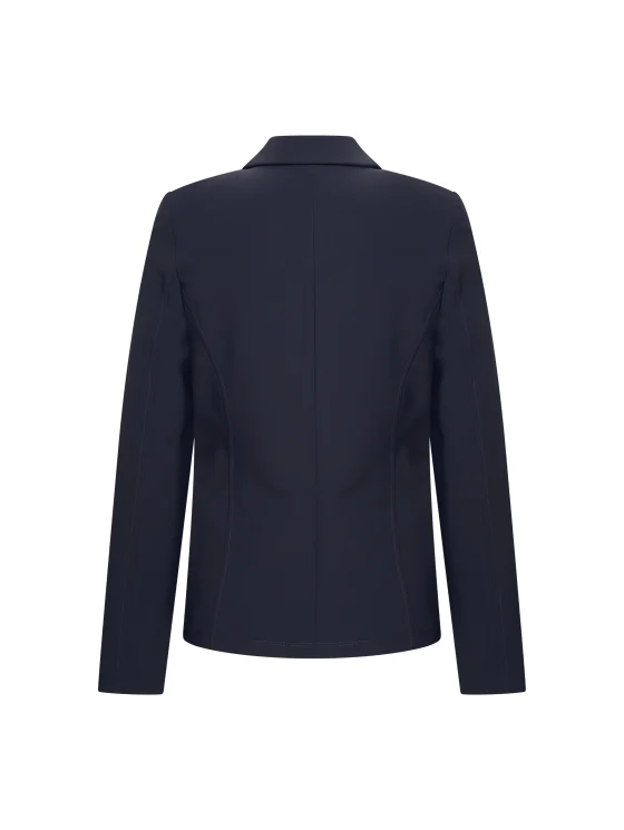 Mi Piace Bonded Travelstof Halflange Blazer 202646 donkerblauw - Afbeelding 5