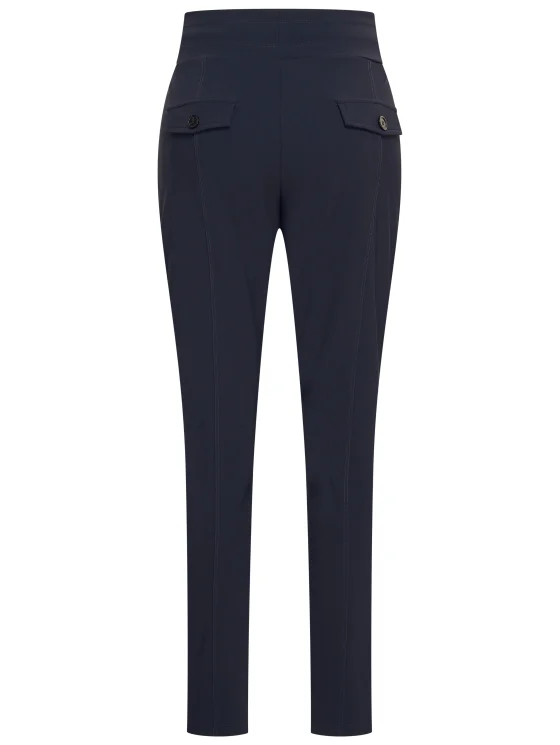Mi Piace Bonded Travelstof Broek Premium Kwaliteit Smalle Pijp 202632 donkerblauw - Afbeelding 6