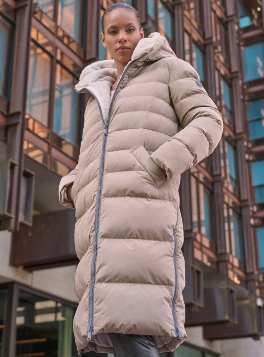 Rino & Pelle Keilafur Winterjas toffee