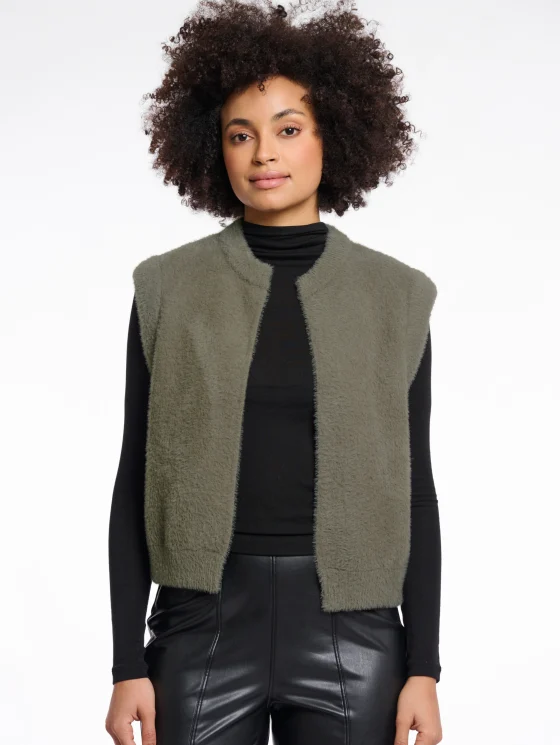 Rino & Pelle Elona Gilet green ash