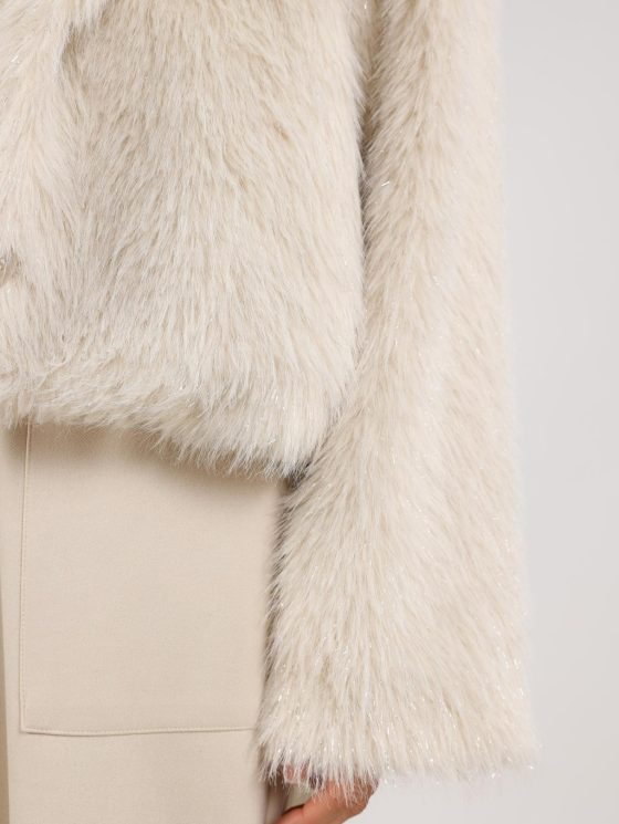 Nukus Pleun Jacket off white silver - Afbeelding 4