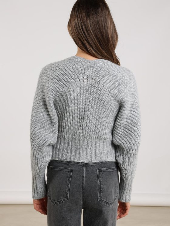 Nukus Jolijn Cardigan Vest light grey - Afbeelding 3