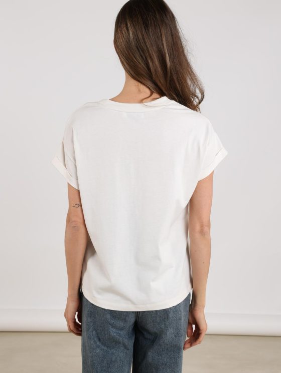 Nukus Lou Shirt offwhite donkerblauw - Afbeelding 3