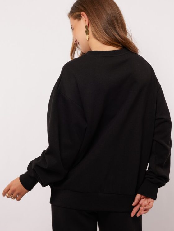Fluresk Senara Sweater zwart - Afbeelding 4