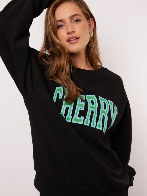 Fluresk Senara Sweater zwart - Afbeelding 3