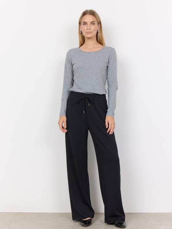 SoyaConcept Pylle 2 Top medium grey melange - Afbeelding 2