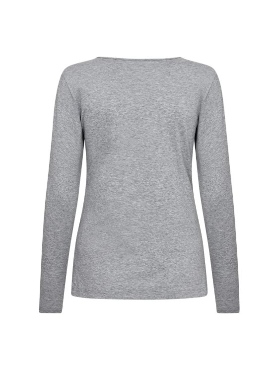 SoyaConcept Pylle 2 Top medium grey melange - Afbeelding 4