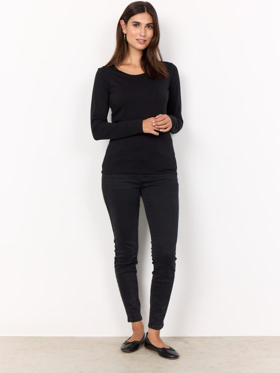 SoyaConcept Pylle 2 Top zwart - Afbeelding 2