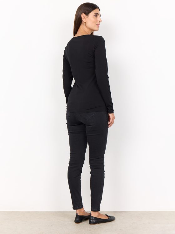 SoyaConcept Pylle 2 Top zwart - Afbeelding 3