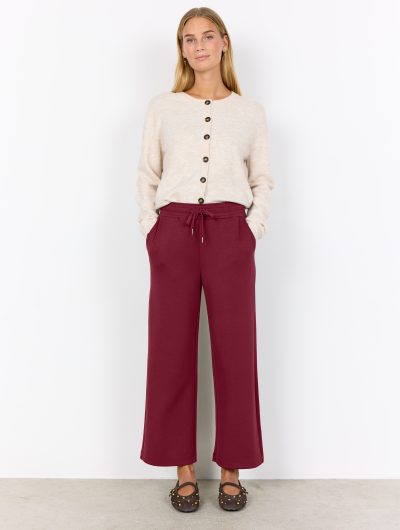 SoyaConcept Banu 33 Ankle Pant Broek dark red