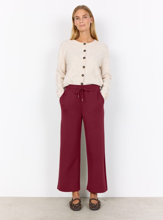 SoyaConcept Banu 33 Ankle Pant Broek dark red
