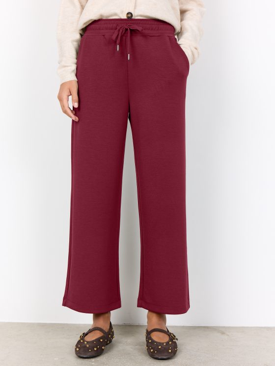 SoyaConcept Banu 33 Ankle Pant Broek dark red - Afbeelding 3