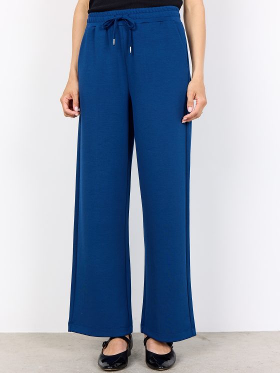 SoyaConcept Banu 116 Broek Wijde Pijp estate blue - Afbeelding 3