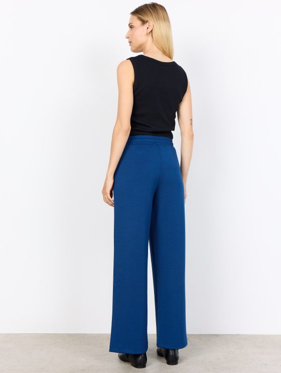 SoyaConcept Banu 116 Broek Wijde Pijp estate blue - Afbeelding 2