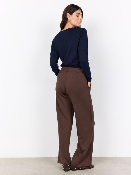 SoyaConcept Banu 116 Broek Wijde Pijp hot fudge - Afbeelding 2