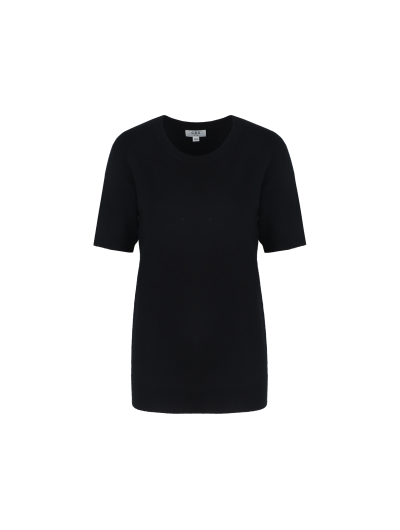 C&S Anne Knit Top zwart