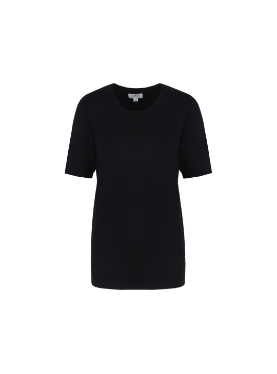 C&S Anne Knit Top zwart