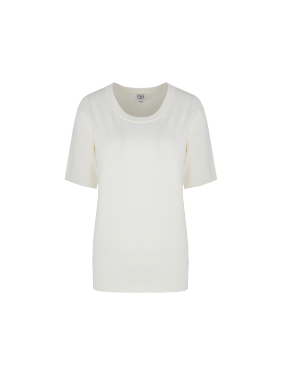 C&S Anne Knit Top offwhite - Afbeelding 4
