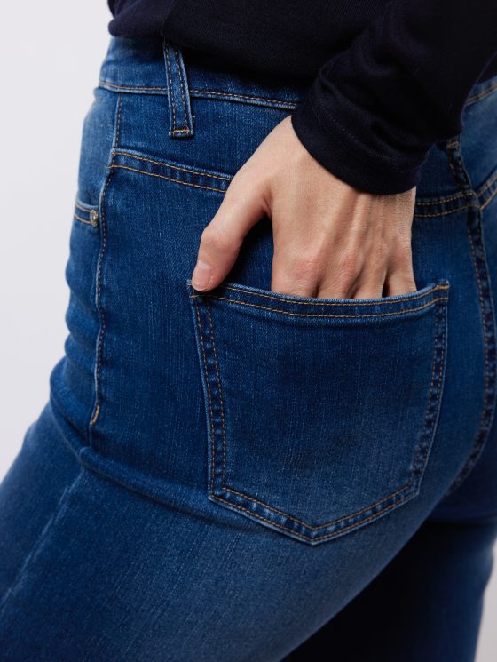 C&S Nicole Broek denim dark blue - Afbeelding 3