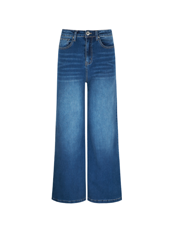 C&S Nicole Broek denim dark blue - Afbeelding 4