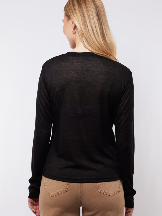 C&S Angel Knit Pullover zwart - Afbeelding 3